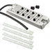 900-10M NC032 by Alpha Wire - M12 DIE CAST 8PORT 1SIG LED