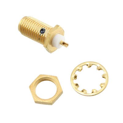 901-9211 by Amphenol RF - CONNECTOR SMA RCPT STR 50 OHM SOLDER