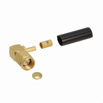 901-9521-3 by Amphenol RF - CONNECTOR SMA PLUG R/A 50 OHM SOLDER