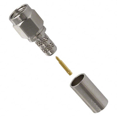 901-9876-RFX by Amphenol RF - CONNECTOR SMA PLUG STR 50 OHM SOLDER