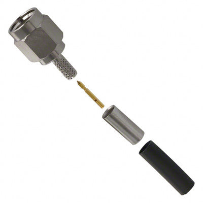 901-9877-RFX by Amphenol RF - CONNECTOR SMA PLUG STR 50 OHM SOLDER