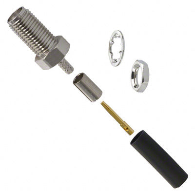 901-9879-RFX by Amphenol RF - CONNECTOR SMA JACK STR 50 OHM SOLDER