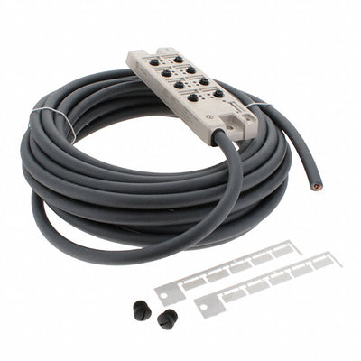 902-10M NC032 by Alpha Wire - M12 DIE CAST 8PORT 2SIG LED
