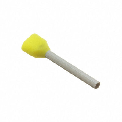 9037280000 by Weidmuller - CONNECTOR FERRULE 2 X 17AWG YLW