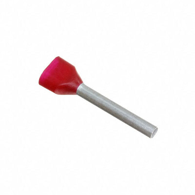 9037310000 by WeidmÃ¼ller - CONNECTOR FERRULE 2 X 16AWG RED