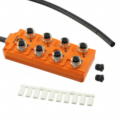 908-10M NC032 by Alpha Wire - M12 PLASTIC 8PORT 1SIG LED