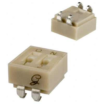 90HBJ02PRT by Grayhill Inc. - SWITCH SLIDE DIP SPST 25MA 24V
