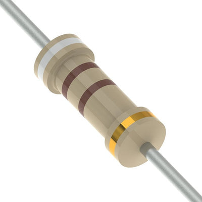 CFR-25JR-52-910R by YAGEO - RESISTOR 910 OHM 5% 1/4W AXIAL