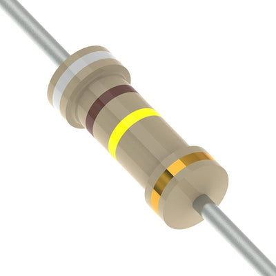 CFR-25JB-52-910K by YAGEO - RESISTOR 910K OHM 5% 1/4W AXIAL