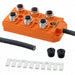 914-5M NC032 by Alpha Wire - M12 PLASTIC 6PORT 2SIG LED