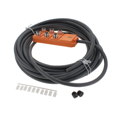 914-10M NC032 by Alpha Wire - M12 PLASTIC 6PORT 2SIG LED
