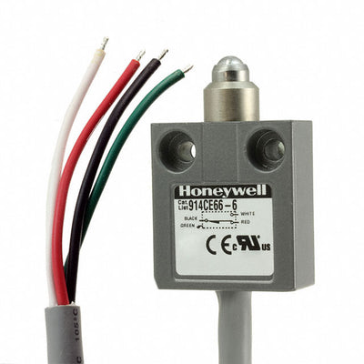 914CE66-6 by Honeywell Sensing and Productivity Solutions - SNAP ACT ION SWITCHION SPDT 5A 240V