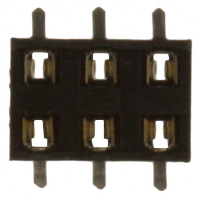 91596-106 by Amphenol ICC (FCI) - CONNECTOR RECPT 6POS 0.079 GOLD SMD