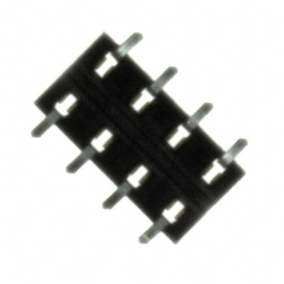 91596-108LF by Amphenol ICC (FCI) - CONNECTOR RECPT 8POS 0.079 GOLD SMD
