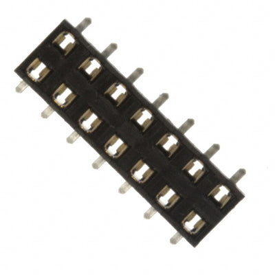 91596-114LF by Amphenol ICC (FCI) - CONNECTOR RECPT 14POS 0.079 GOLD SMD