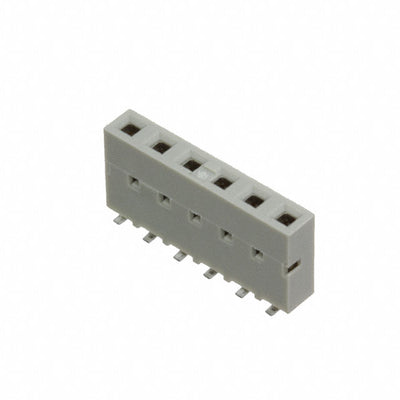 91601-306LF by Amphenol ICC (FCI) - CONNECTOR RECPT 6POS 0.1 GOLD SMD