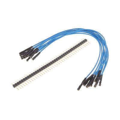 920-0007-01 by Schmartboard, Inc. - QTY. 10 7"" BLUE FEMALE JUMPERS A