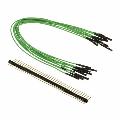 920-0184-01 by Schmartboard, Inc. - QTY. 10 9"" GREEN FEMALE JUMPERS