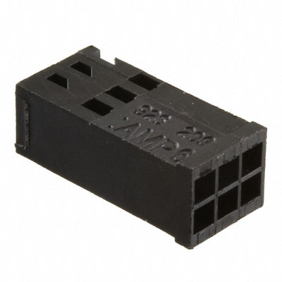 926209-3 by TE Connectivity AMP Connectors - CONNECTOR RECPT HSG 6POS 2.54MM
