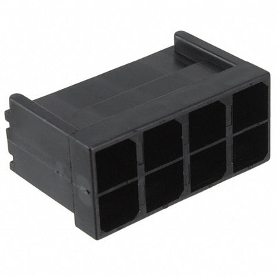 926646-1 by TE Connectivity AMP Connectors - CONNECTOR RECPT HSG 0.25 8POS BLACK