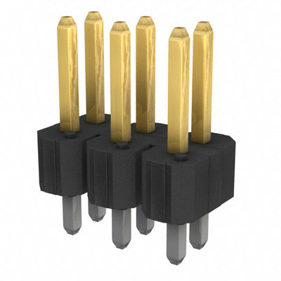 93217-106HLF by Amphenol ICC (FCI) - CONNECTOR HEADER VERT 6POS 2.54MM