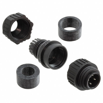 934124100 by Lumberg Automation - CONNECTOR PLUG MALE 4POS SILVER SCREW