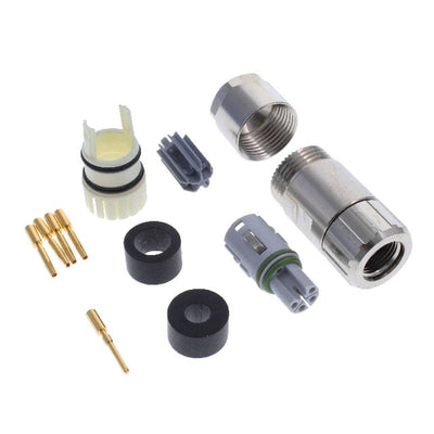 934935005 by Lumberg Automation - CONNECTOR CIRC PLUG 5POS GOLD CRIMP