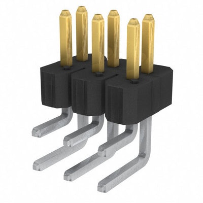 93939-106HLF by Amphenol ICC (FCI) - CONNECTOR HEADER R/A 6POS 2.54MM