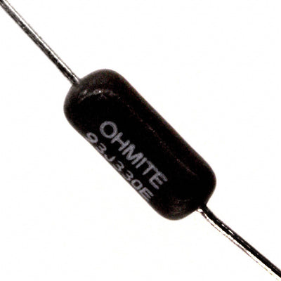 93J330E by Ohmite - RESISTOR 330 OHM 5% 3.25W AXIAL