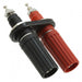 9406 by E-Z-Hook - CONNECTOR BIND POST FLUTED BLK/RED
