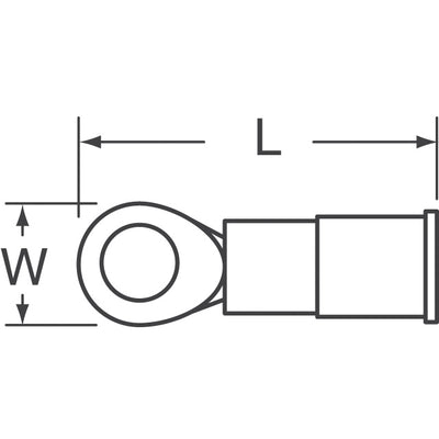 94763 by 3M - CONNECTOR RING CIR 4AWG #3/8 1=1PC