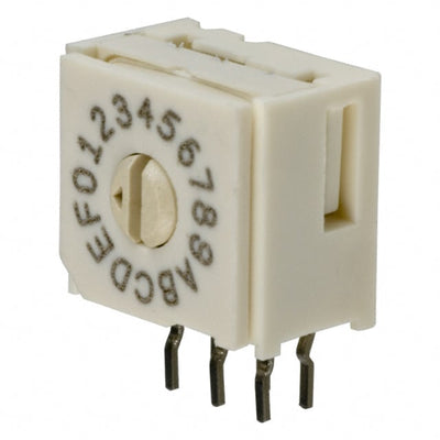 94HAB16RAT by Grayhill Inc. - SWITCH ROTARY DIP HEX 100MA 50V