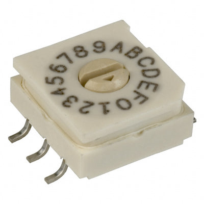 94HAB16WT by Grayhill Inc. - SWITCH ROTARY DIP HEX 100MA 50V