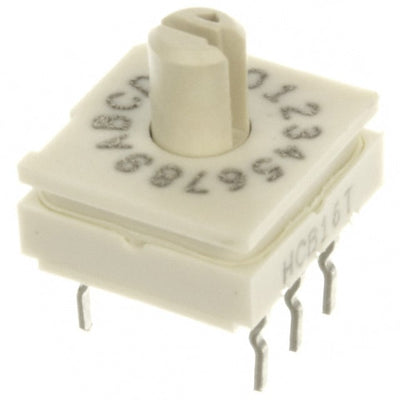 94HCB16T by Grayhill Inc. - SWITCH ROTARY DIP HEX 100MA 50V