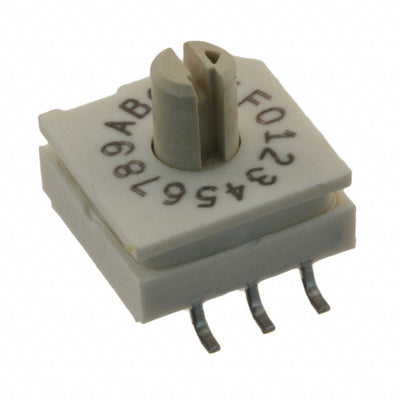 94HCB16WRT by Grayhill Inc. - SWITCH ROTARY DIP HEX 100MA 50V
