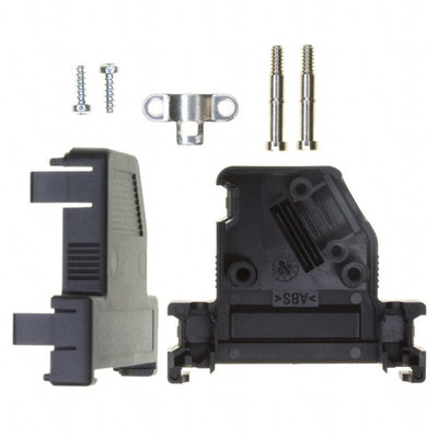 950-015-010R011 by NorComp Inc. - CONNECTOR BACKSHELL 15POS 60DEG GRAY