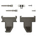 951-009-020R121 by NorComp Inc. - CONNECTOR BACKSHELL 9P 60DEG SHLD SLV