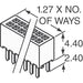 M50-3004545 by Harwin Inc. - CONNECTOR RECPT 90POS 0.05 GOLD PCB