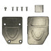955-009-030R121 by NorComp Inc. - CONNECTOR BACKSHELL 9P 45/180DEG SHLD