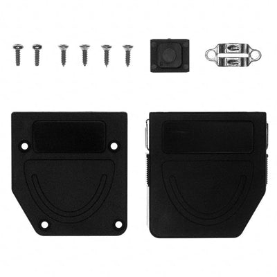 955-015-010R011 by NorComp Inc. - CONNECTOR BACKSHELL 15P 45/180DEG BLK