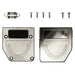 955-015-020R121 by NorComp Inc. - CONNECTOR BACKSHELL 15P 45/180DEG SHD