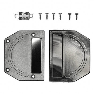 955-025-020R121 by NorComp Inc. - CONNECTOR BACKSHELL 25P 45/180DEG SHD