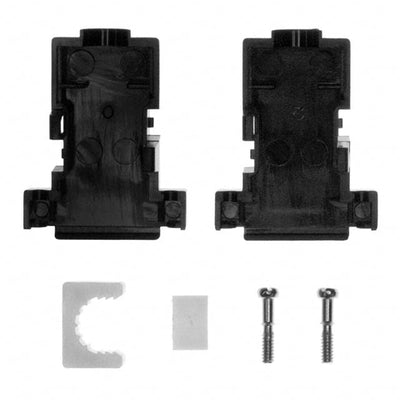 956-009-010R011 by NorComp Inc. - CONNECTOR BACKSHELL 9POS 180DEG BLACK