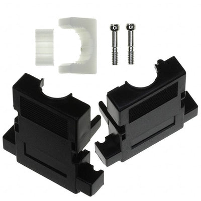 956-015-010R011 by NorComp Inc. - CONNECTOR BACKSHELL 15POS 180DEG BLK