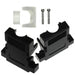 956-015-010R011 by NorComp Inc. - CONNECTOR BACKSHELL 15POS 180DEG BLK