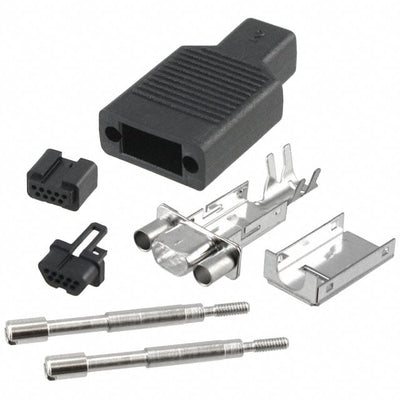 960-009-010R011 by NorComp Inc. - CONNECTOR BACKSHELL 9POS 180DEG SHLD