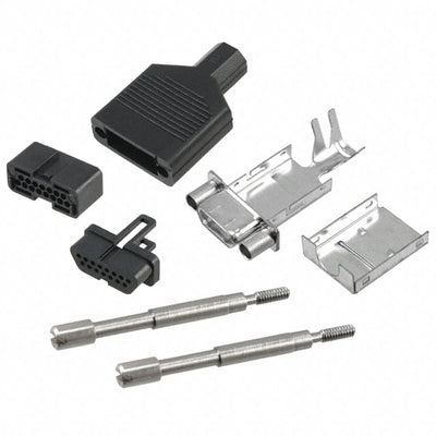 960-015-010R011 by NorComp Inc. - CONNECTOR BACKSHELL 15POS 180DEG SHLD