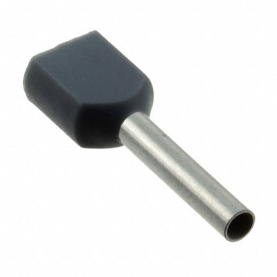 966144-3 by TE Connectivity AMP Connectors - CONNECTOR FERRULE DIN TWO X 18AWG GRY