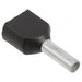 966144-6 by TE Connectivity AMP Connectors - CONNECTOR FERRULE DIN TWO X 16AWG BLK