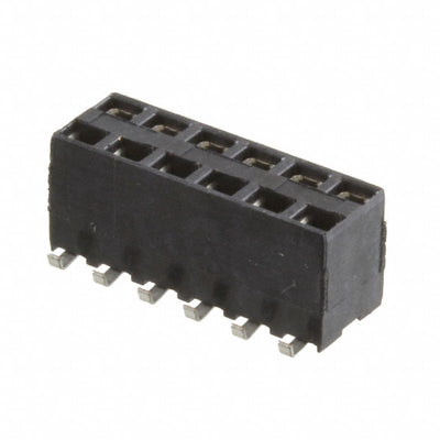 969973-6 by TE Connectivity AMP Connectors - CONNECTOR RECPT 12POS 0.1 GOLD SMD